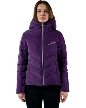 Woodpecker Robin Medium Weight Coat - Purple