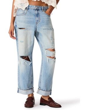 Steve Madden Low-rise Boyfriend Jeans - Blue