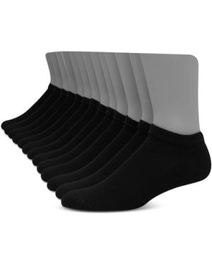 Hanes 12-pk. Low Cut Socks - Black