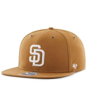 '47 San Diego Padres Carhartt Captain Cap - Brown