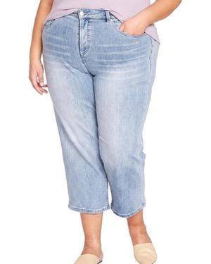 UNIVERSAL STANDARD Bae Boyfriend Crop Jeans - Blue