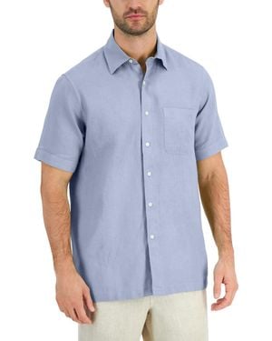 Club Room 100% Linen Shirt - Blue