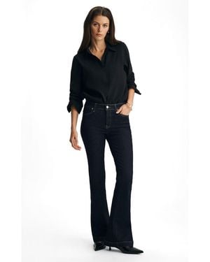 Mavi Sydney High Rise Flare Jeans - Blue