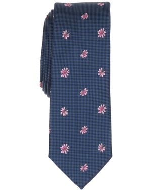 BarIII Grace Floral Tie - Blue