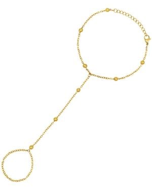 petit moments Sol Hand Chain Bracelet - White