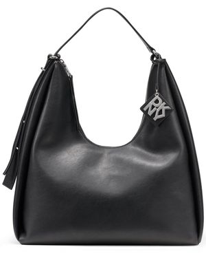 DKNY Elicia Large Hobo Handbag - Black