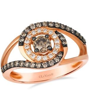 Le Vian Chocolate Diamond And Vanilla Diamond Ring (0.72 Ct. T.w. - Pink