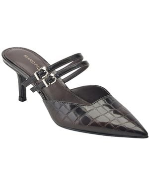 Marc Fisher Abele Double Strap Stiletto Heel Pumps - Gray