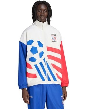 adidas Usmnt 1994 World Cup Full-zip Woven Track Jacket - Blue