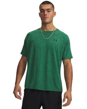 Under Armour Ua Tech Textured Performance T-shirt - Green