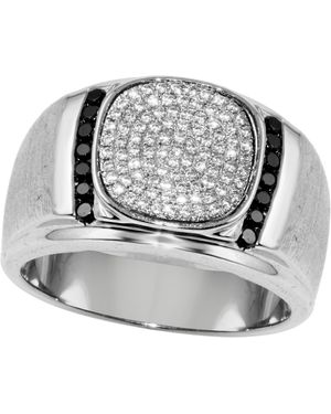 Macy's White And Black Diamond Ring (10-3/4 Ct. T.w. - Gray