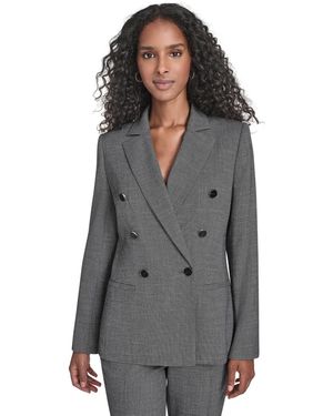 Calvin Klein Double Breasted Jacket - Gray