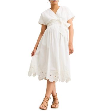 Hatch Collection The Floral Embroider - White