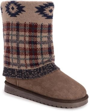 Muk Luks Cheryl Boots - Brown
