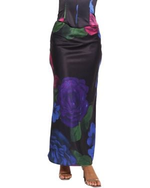 Petal & Pup Rosalia Maxi Skirt - Blue