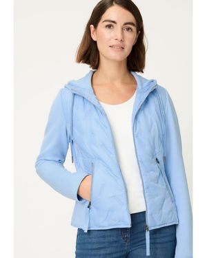 Olsen Mixed Media Jacket - Blue