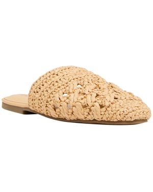Anne Klein Flat Heel Mules Flats - Natural