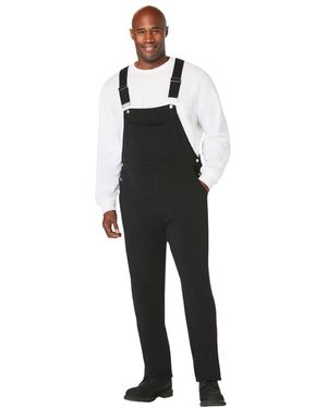 Kingsize Big & Tall Fleece Overalls - White