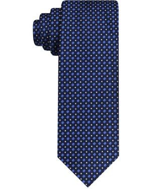 Eagle Van Heusen Classic Microdot Silk Tie - Blue