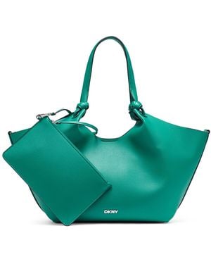 DKNY Paula Commuter Medium Sleek Tote - Green