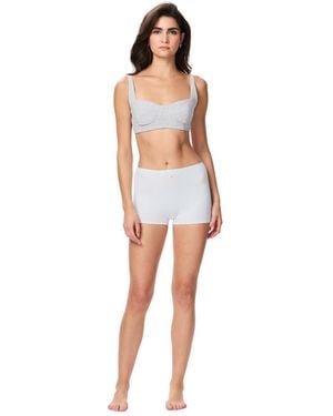 Gap Body Cotton Stretch Boyshort Underwear Gpw00278 - White