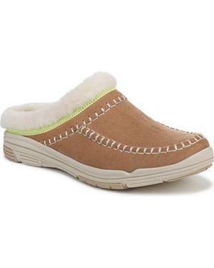 Ryka Arrow Mule Round Toe Slip On Shoes - Brown
