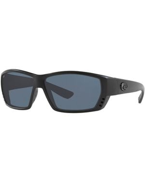 Costa Del Mar Tuna Alley Polarized Sunglasses - Blue