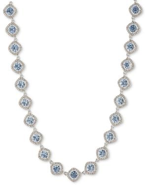 Givenchy Silver-tone Pave & Color Crystal Collar Necklace - Metallic