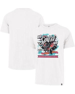 '47 San Antonio Spurs 2026 Nba Playoffs Round Two Franklin T-shirt - White