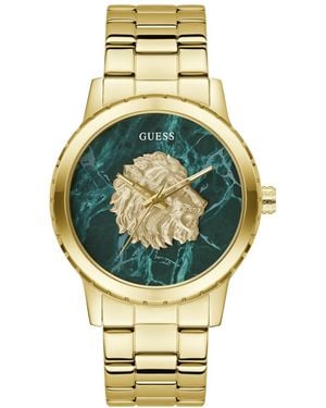 Guess Quartz -tone Stainless Steel Watch 44mm - Metallic