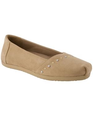 TOMS Alpargata Slip On Ballet Flats - Natural