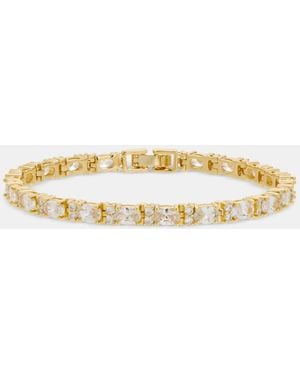 Givenchy Cubic Zirconia Flex Bracelet - Metallic