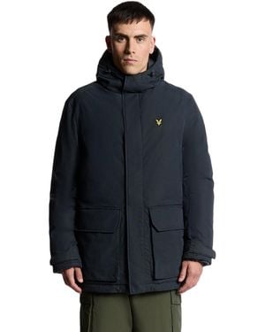 Lyle & Scott Heavyweight Hooded Parka - Blue