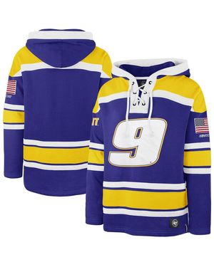 '47 Chase Elliott Superior Lacer Pullover Hoodie - Blue