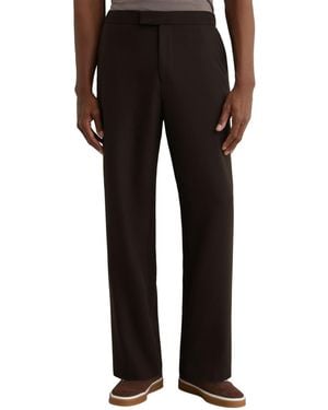 Reiss Found Stretch Relaxed-fit Drawstring Pants - Black
