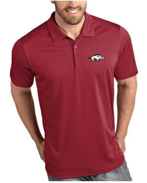 Antigua Arkansas Razorbacks Tribute Polo Shirt - Red