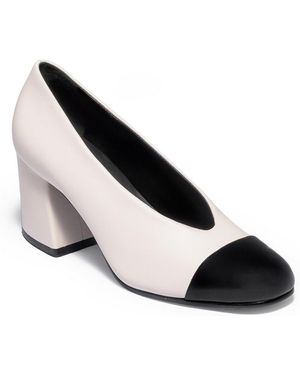 Bernardo Bernardo Murphy Cap Toe Pump - Metallic