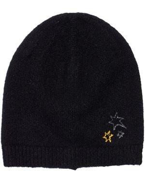 Echo Embroidered Beanie - Blue