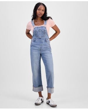 And Now This Petite Cuffed Overalls - Blue