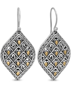 DEVATA Dragon Skin Earrings - Metallic