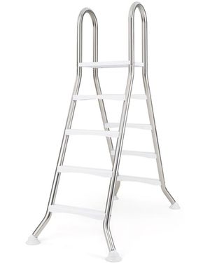 SUGIFT 75.6" A-frame Above Ground Pool Ladder For Pools Up To 55 - White