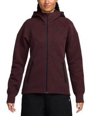 Nike Sportswear Tech Fleece Windrunner Full-zip Hoodie - Purple