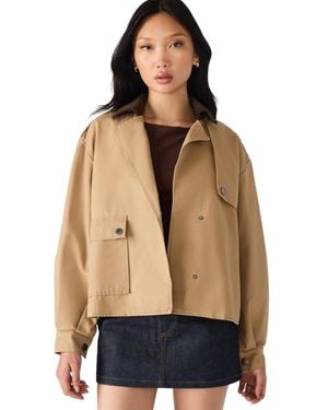 Steve Madden Luisa Long Sleeve Jacket - Natural