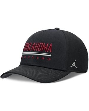 Nike Oklahoma Sooners Sideline Practice Rise Adjustable Baseball Cap - Black