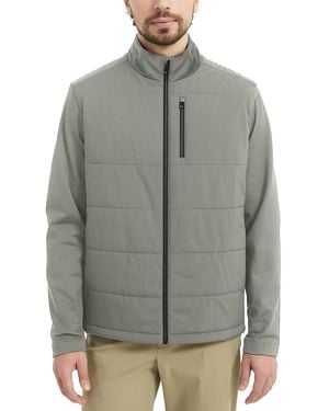 Hawke & Co. Performance Pro Stretch Light Quilt Jacket - Gray