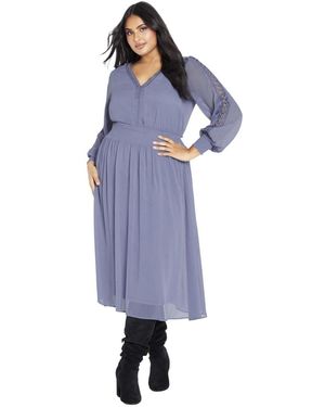 Avenue Elena Dress - Blue