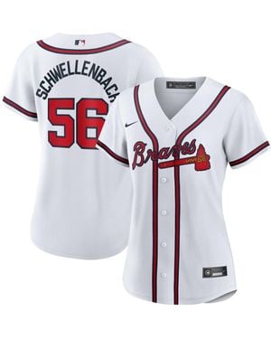 Nike Atlanta Braves Spencer Schwellenbach Replica Jersey - White