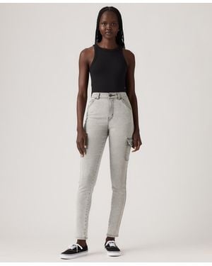 Levi's 721 High-rise Stretch Skinny Jeans - Natural