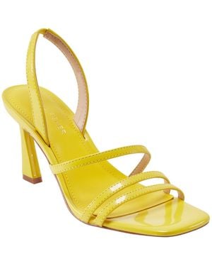 Marc Fisher Nalina Strappy Slip-on Sandals - Yellow
