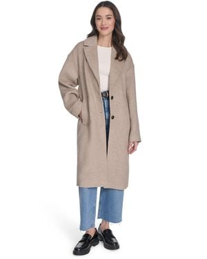 Levi's Regular Single Breasted Top Coat - White
